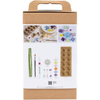 Creativ company hobbyset bloemen van eierdozen pastelkleuren