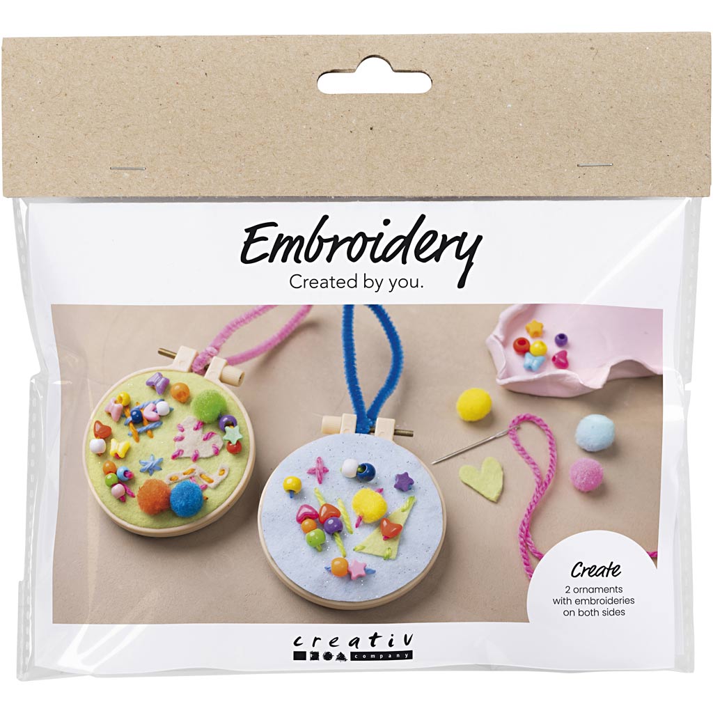 Creativ company mini hobbyset borduurwerk fantasie