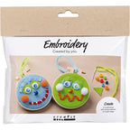Creativ company https: www.cchobby.nl mini-hobbyset-borduren-gezichtjes-blauw-groen-1-doos