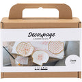 Creativ company mini hobbyset decoupage mosselschelpen lichtroze