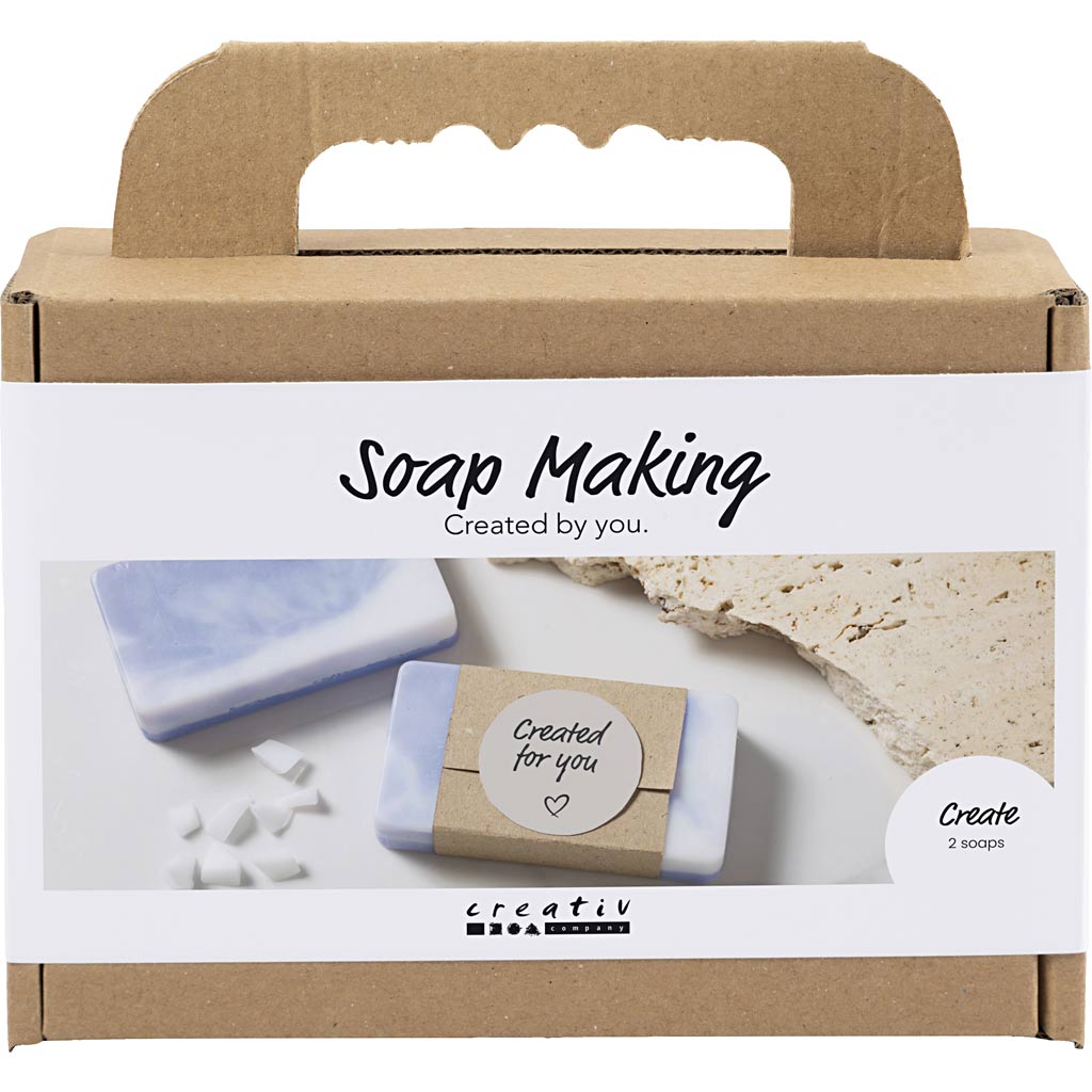 Creativ company mini hobbyset zeep maken vierkant lichtpaars
