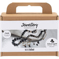 Creativ company http: www.cchobby.nl mini-hobbyset-sieraden-halsketting-en-oorbellen-zwart-wit-1-doos