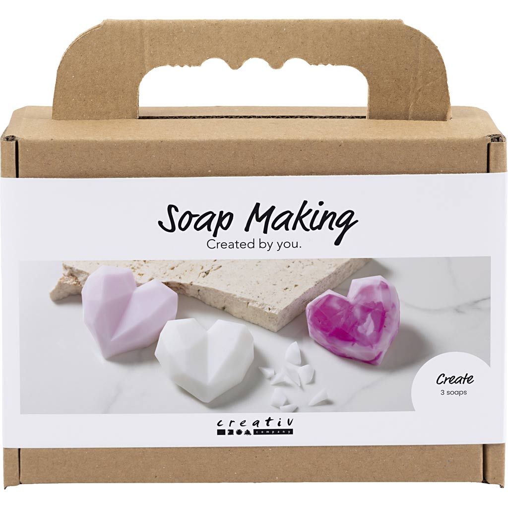 Creativ Company - Creativ Company Https://www.cchobby.nl/mini-hobbyset-zeep-maken-harten-roze-1-doos