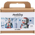 Creativ Company - Creativ Company Https://www.cchobby.nl/mini-hobbyset-boetseren-robot-blauw-grijs-rood-1-doos