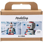 Creativ Company - Creativ Company Https://www.cchobby.nl/mini-hobbyset-boetseren-robot-blauw-grijs-rood-1-doos