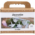 Creativ company mini hobbyset decoratie kerstdecoratie silver metal