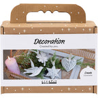 Creativ company mini hobbyset decoratie kerstdecoratie silver metal
