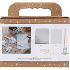 Creativ company mini hobbyset decoratie kerstdecoratie silver metal