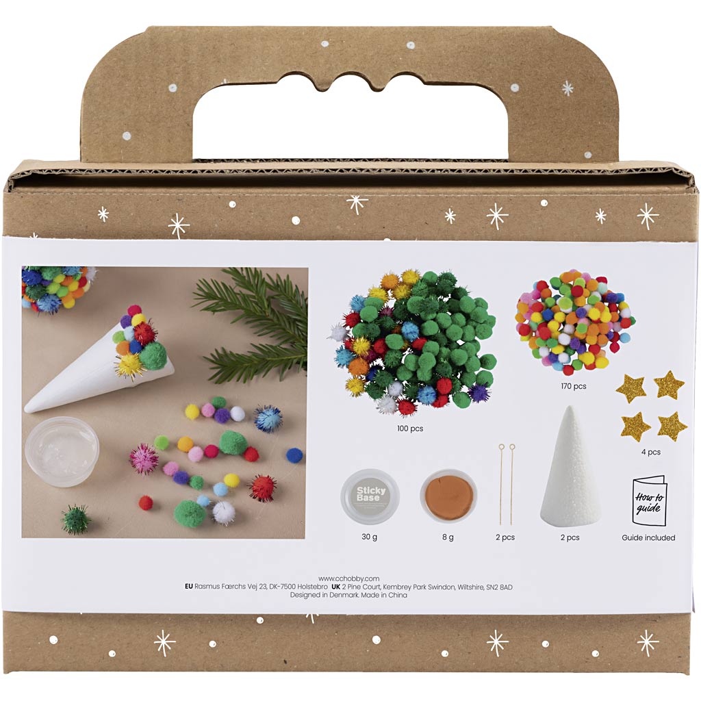 Creativ company mini hobbyset decoratie kerstboom
