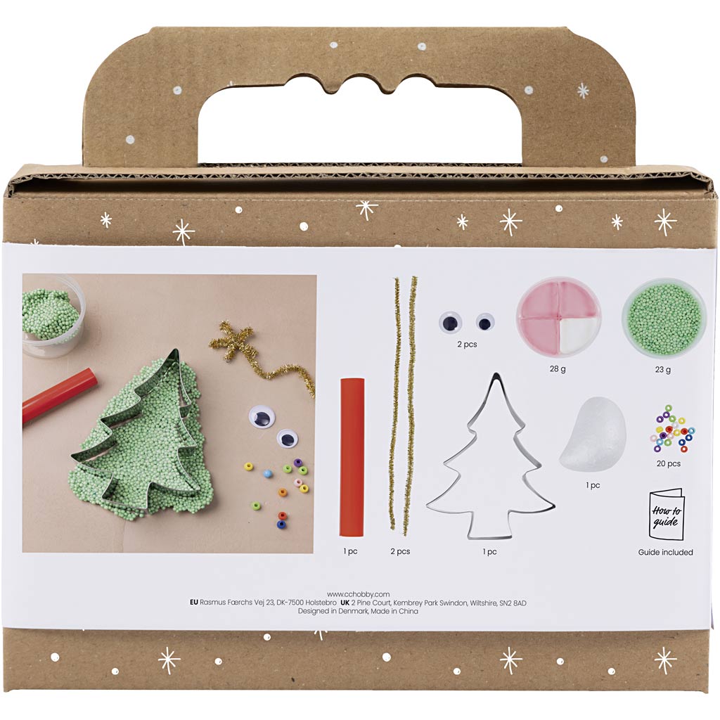 Creativ company mini hobbyset boetseren kerstboommonster
