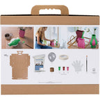 Creativ company http: www.cchobby.nl maxi-hobbyset-boetseren-vazen-van-papier-mache-diverse-kleuren-1-doos
