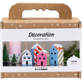 Creativ company mini hobbyset decoratie huizen kleurrijk