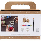 Creativ company mini hobbyset decoratie huizen kleurrijk