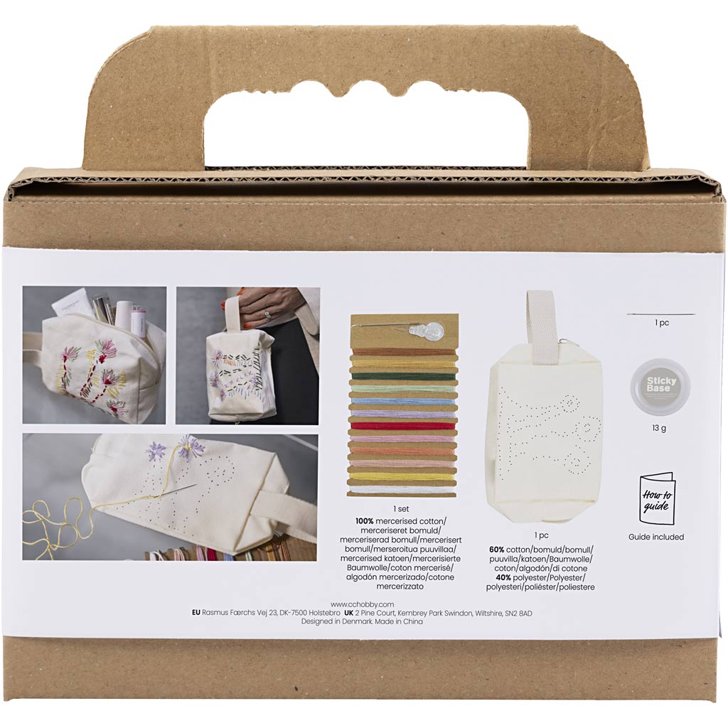 Creativ company http: www.cchobby.nl mini-hobbyset-borduurwerk-make-uptas-creme-1-doos