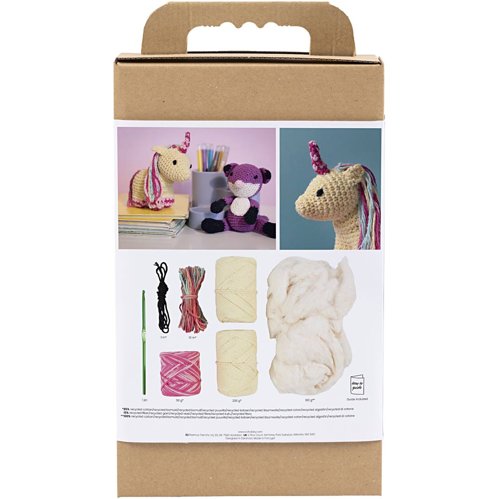 Creativ company hobbyset amigurumi eenhoorn