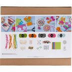 Creativ company http: www.cchobby.nl groepsset-weven-wandbevestigingen-hangers-uilen-muis-diverse-kleuren-1-doos