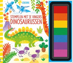 Wpg uitgevers stempelen met je vingers - dinosaurussen