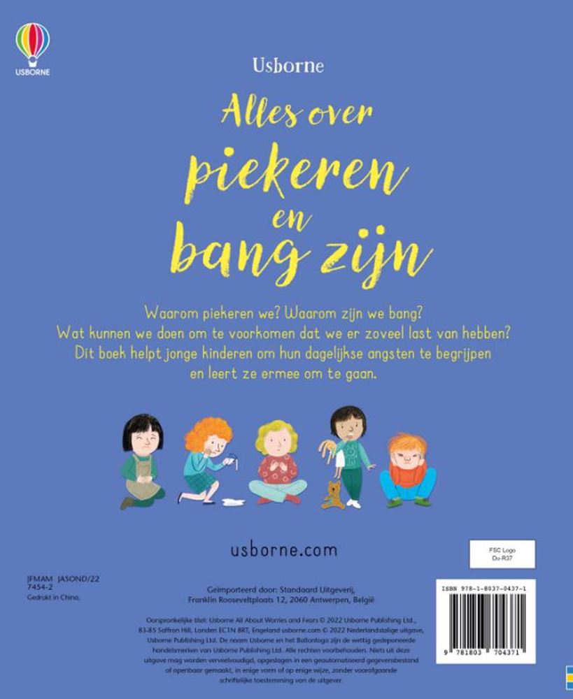 WPG Uitgevers - WPG Uitgevers Alles over piekeren en bang zijn. 4+