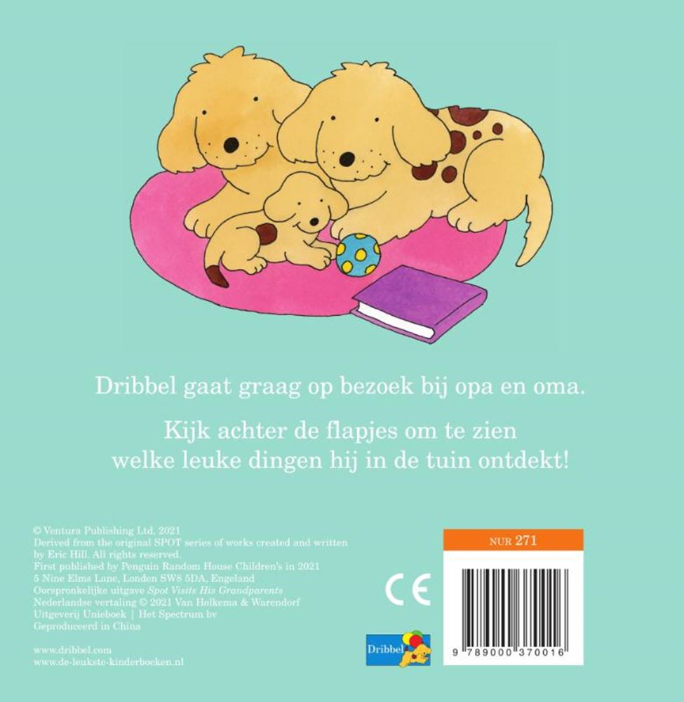 Centraal Boekhuis - Centraal Boekhuis Dribbel bij opa en oma (karton). 2+