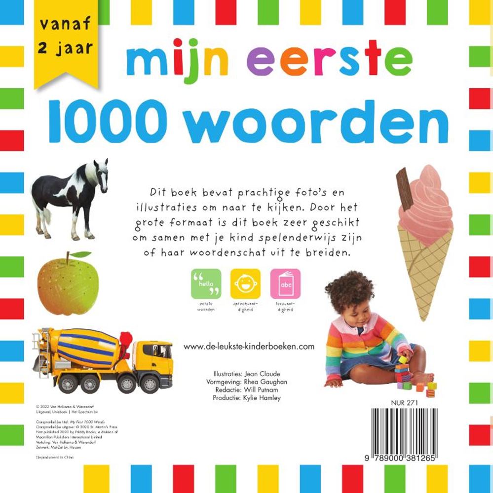 Centraal Boekhuis - Centraal Boekhuis Mijn eerste 1000 woorden. 2+