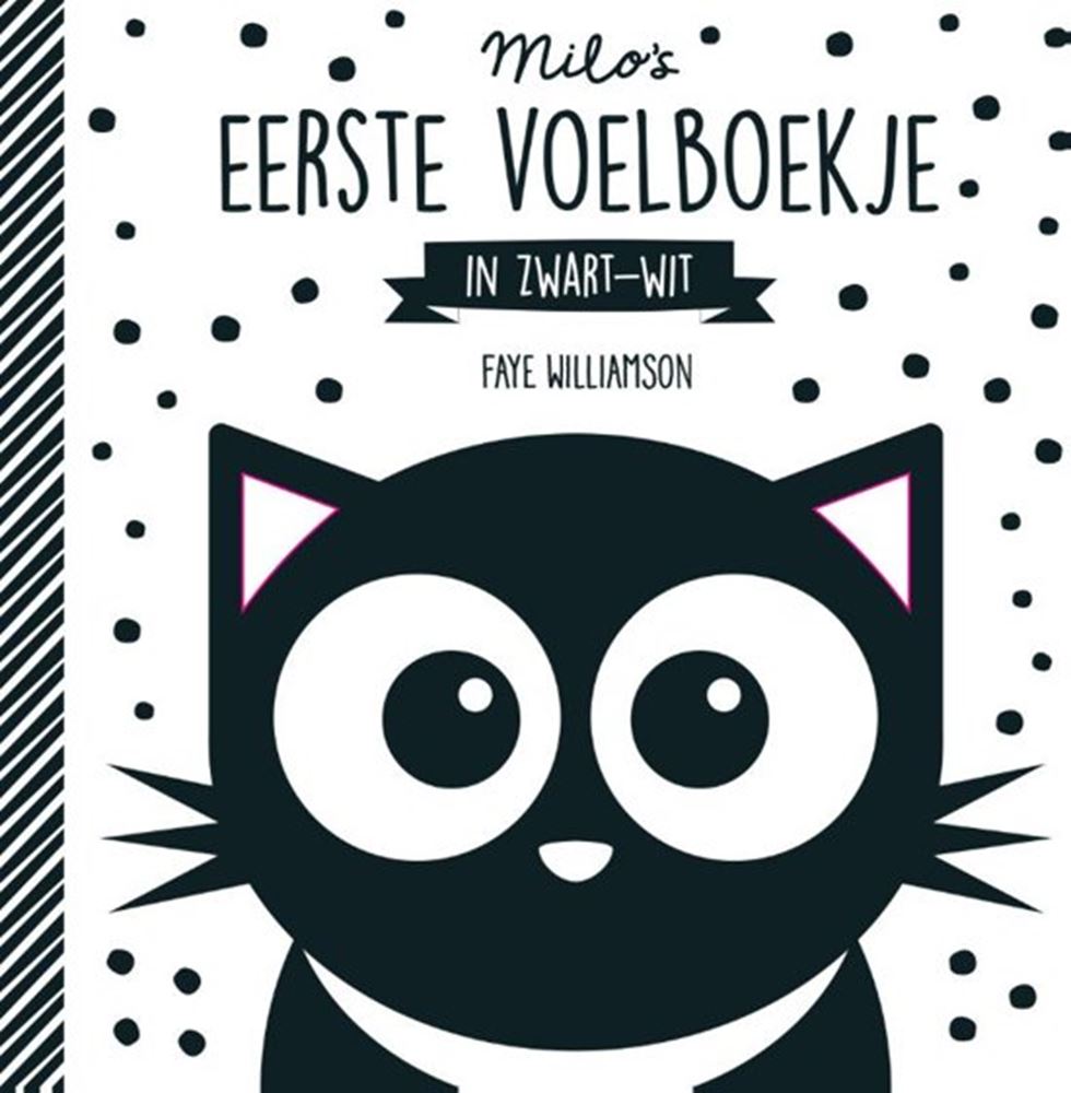 WPG Uitgevers - WPG Uitgevers Milo's eerste voelboekje in zwartwit