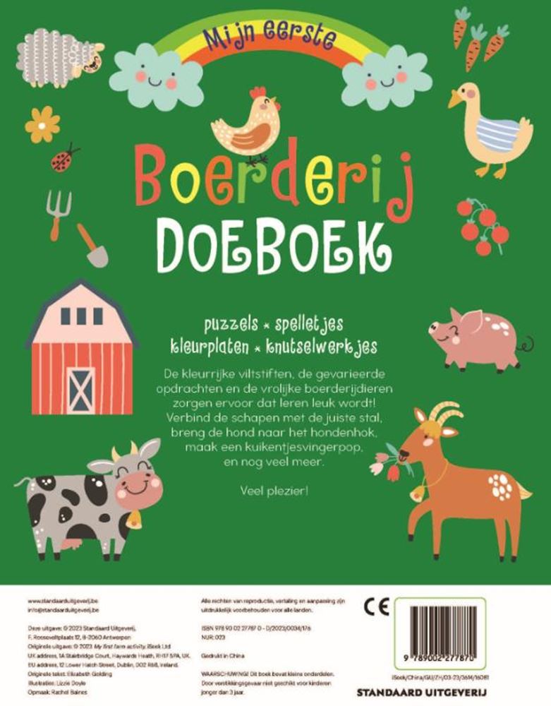 Wins Holland - Wins Holland Mijn eerste boerderij doeboek 4+