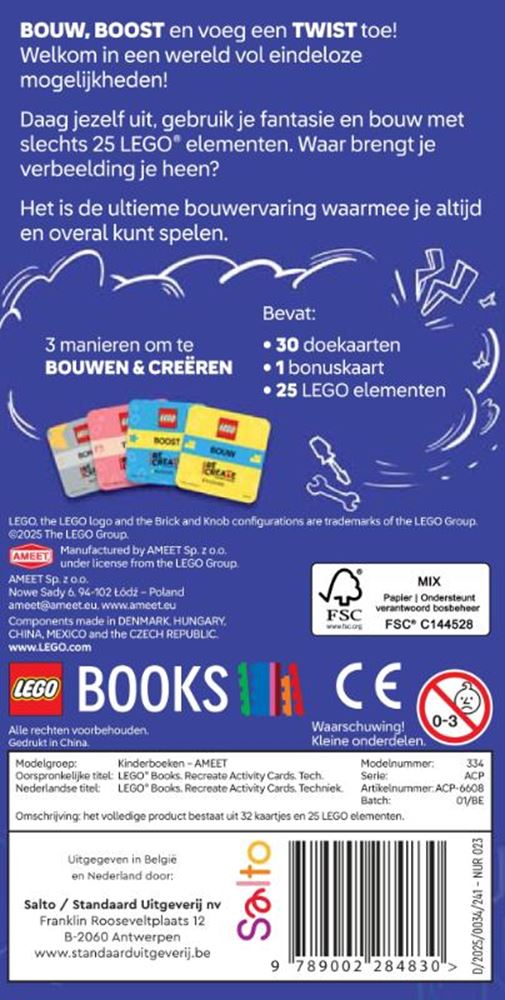 LEGO - recreate activity cards: techniek