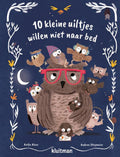Uitgeverij kluitman 10 kleine uiltjes willen niet naar bed