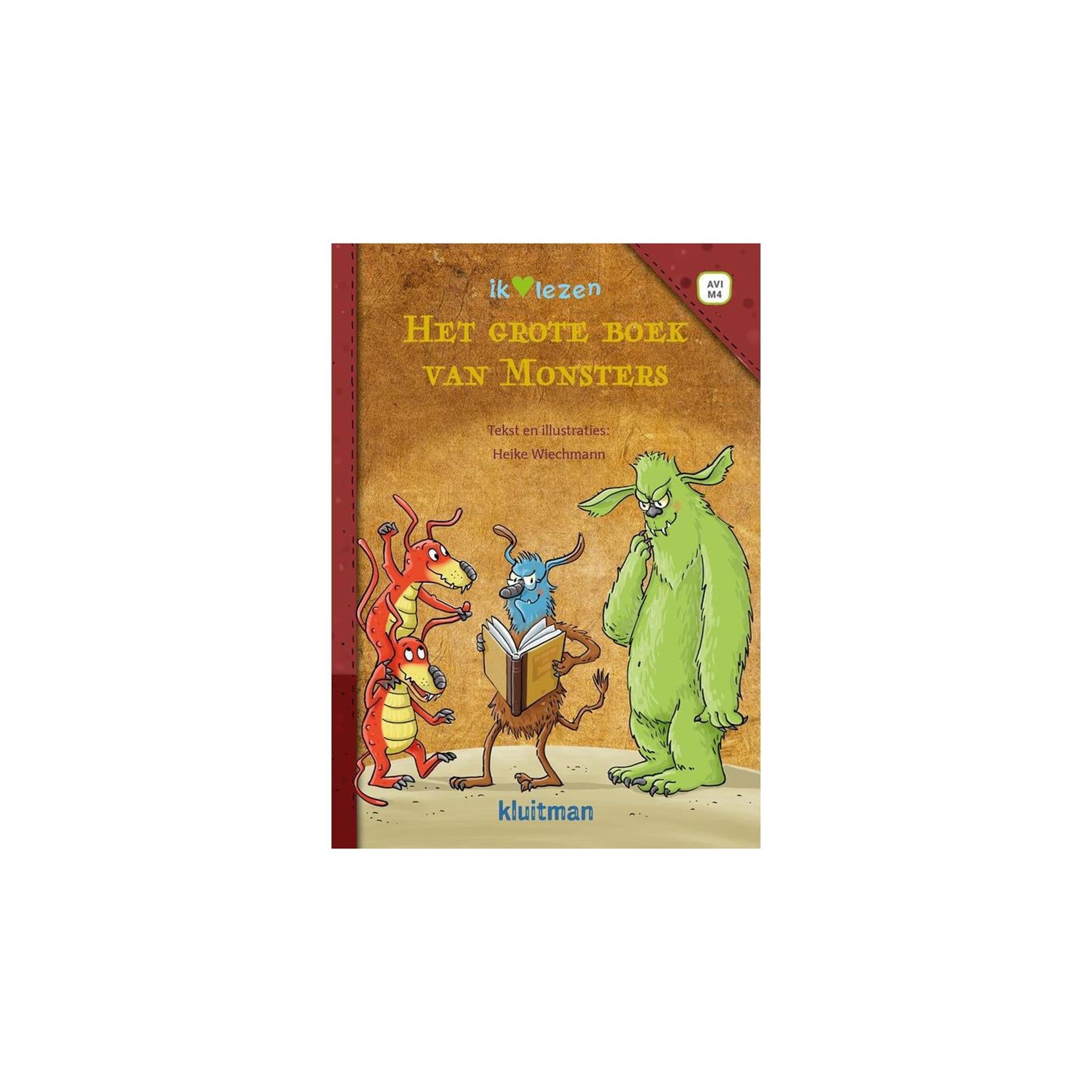 Kluitman - Kluitman Ik hartje lezen. het grote boek van monsters