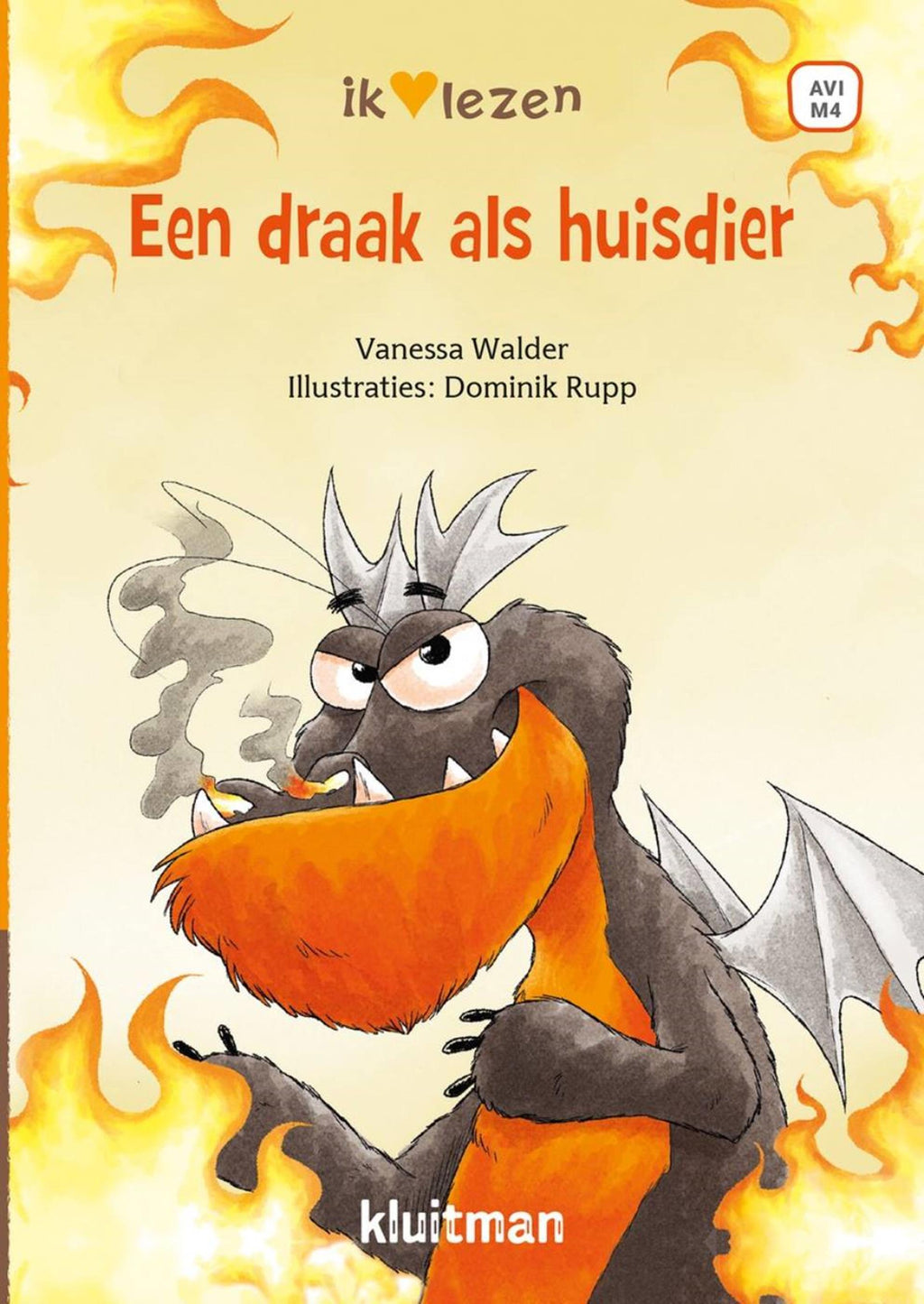 Kluitman - Kluitman Ik hou van lezen - een draak als huidier avi-m4