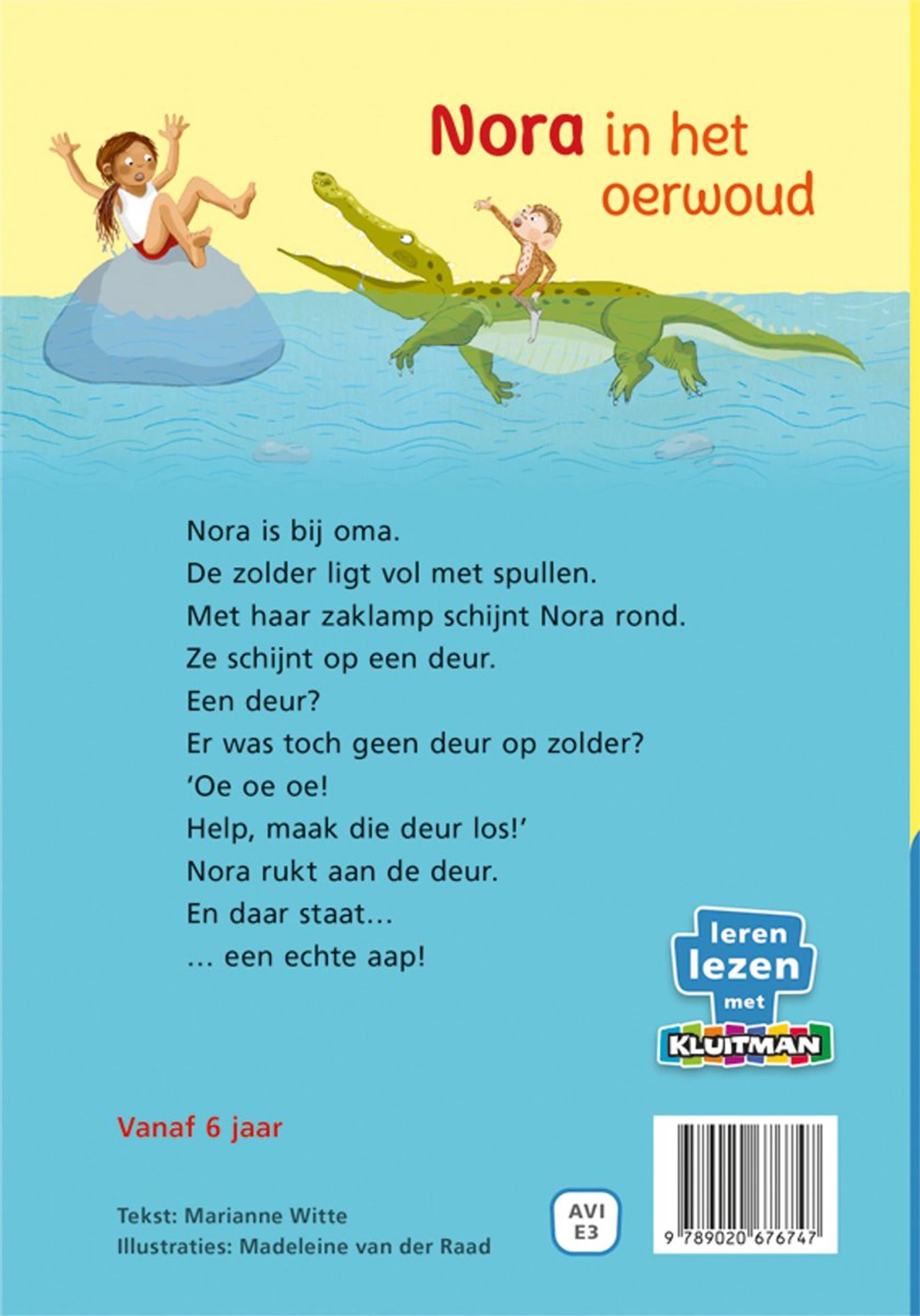 Kluitman leren lezen met - nora in het oerwoud - avi e3