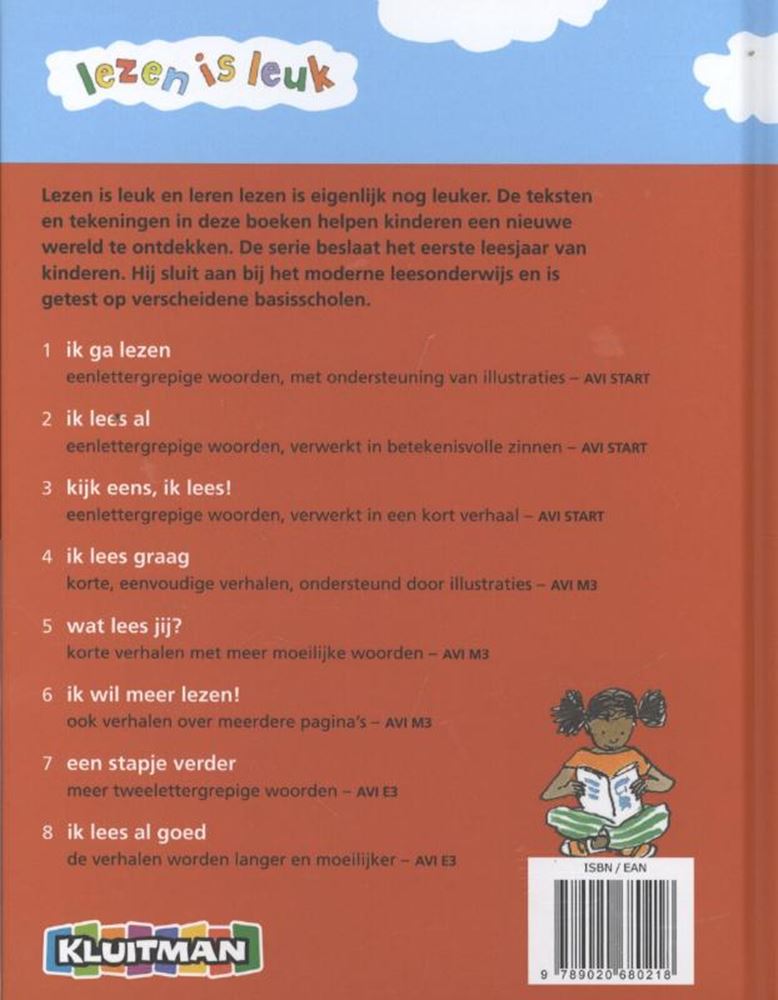 Uitgeverij kluitman lezen is leuk - ik ga lezen avi-start