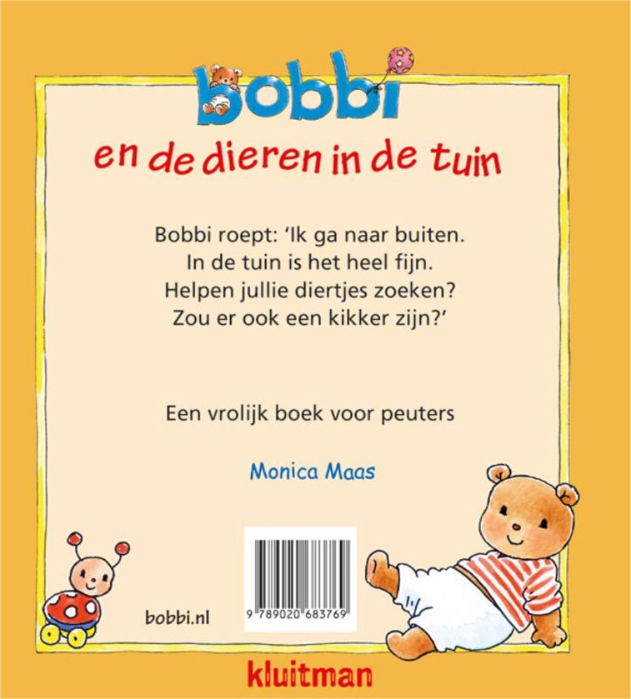 Kluitman bobbi en de dieren in de tuin