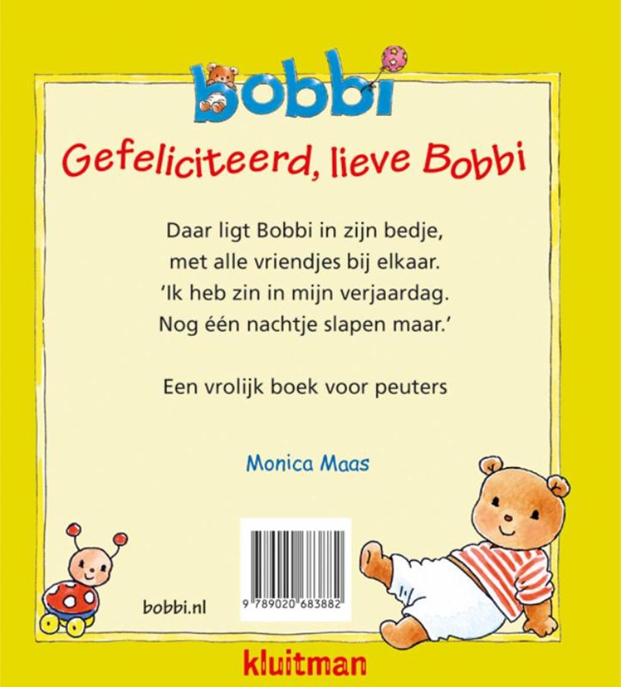 Uitgeverij Kluitman - Uitgeverij Kluitman Gefeliciteerd lieve bobbi! 2+