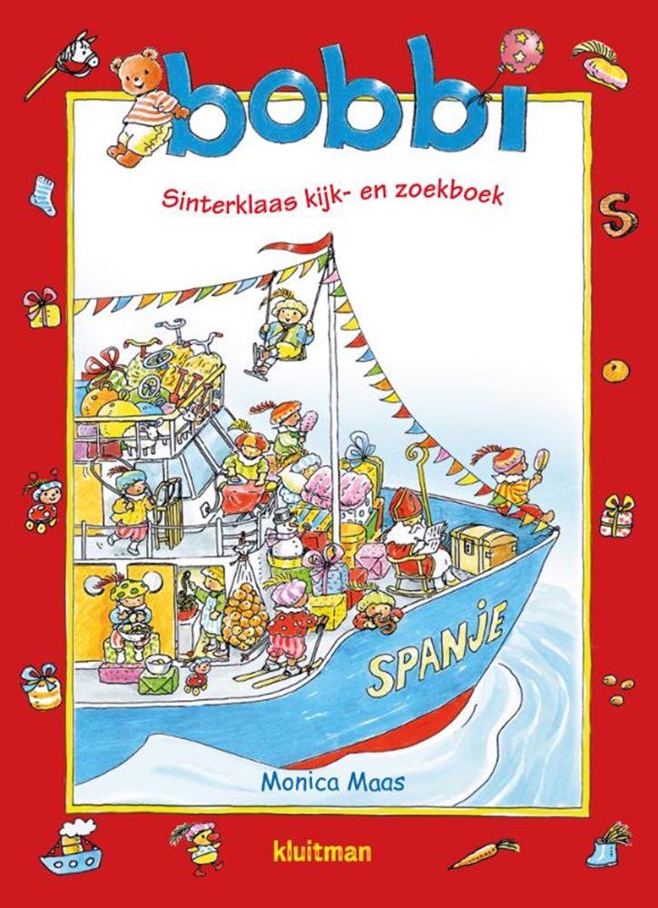 Uitgeverij kluitman bobbi: sinterklaas kijk- en zoekboek. 2+