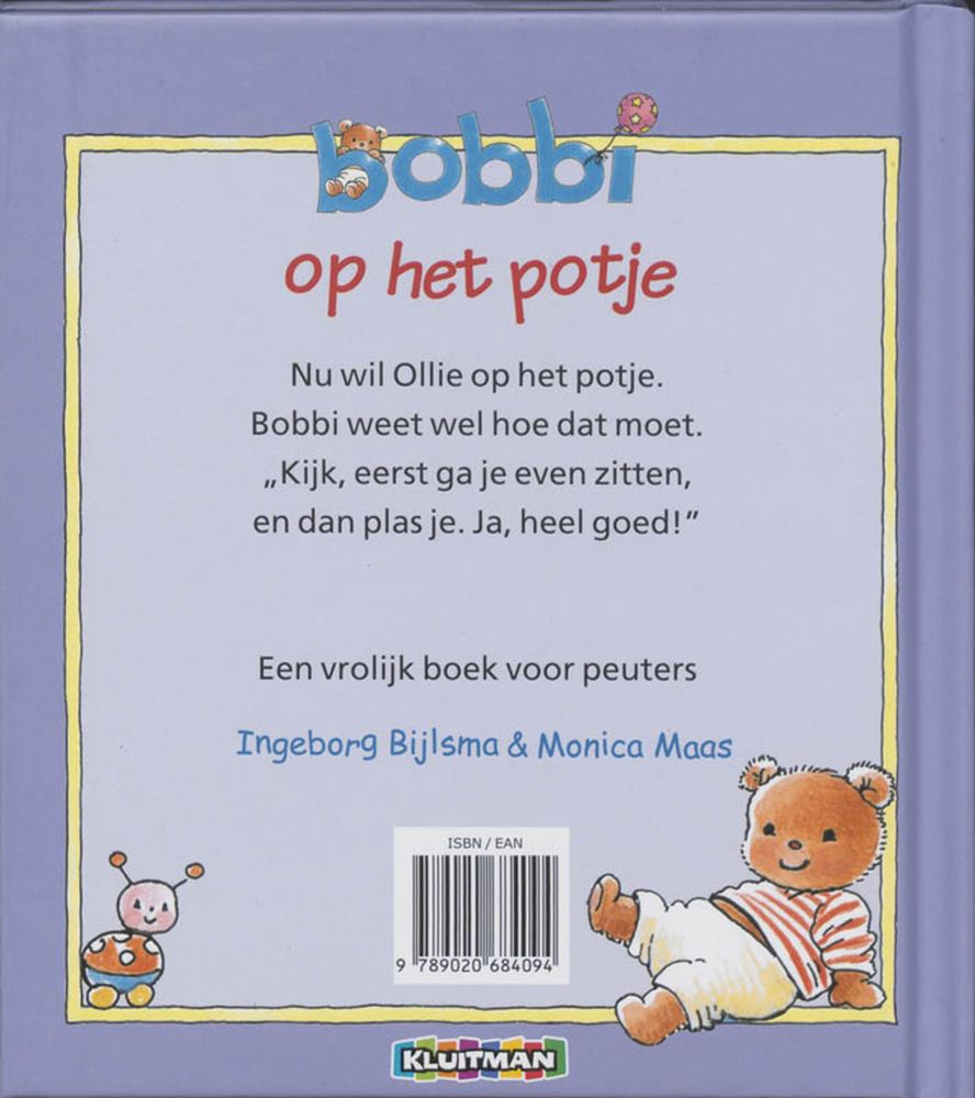 Uitgeverij kluitman bobbi op het potje