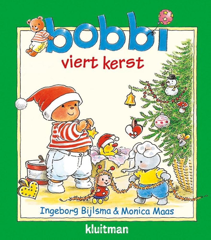 Uitgeverij kluitman bobbi viert sinterklaas - viert kerst omkeerboek