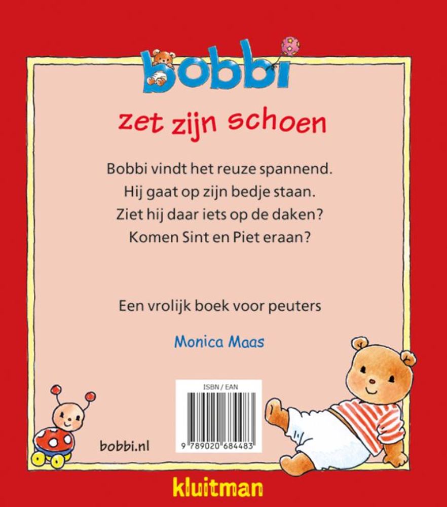 Uitgeverij kluitman bobbi: bobbi zet zijn schoen. 2+