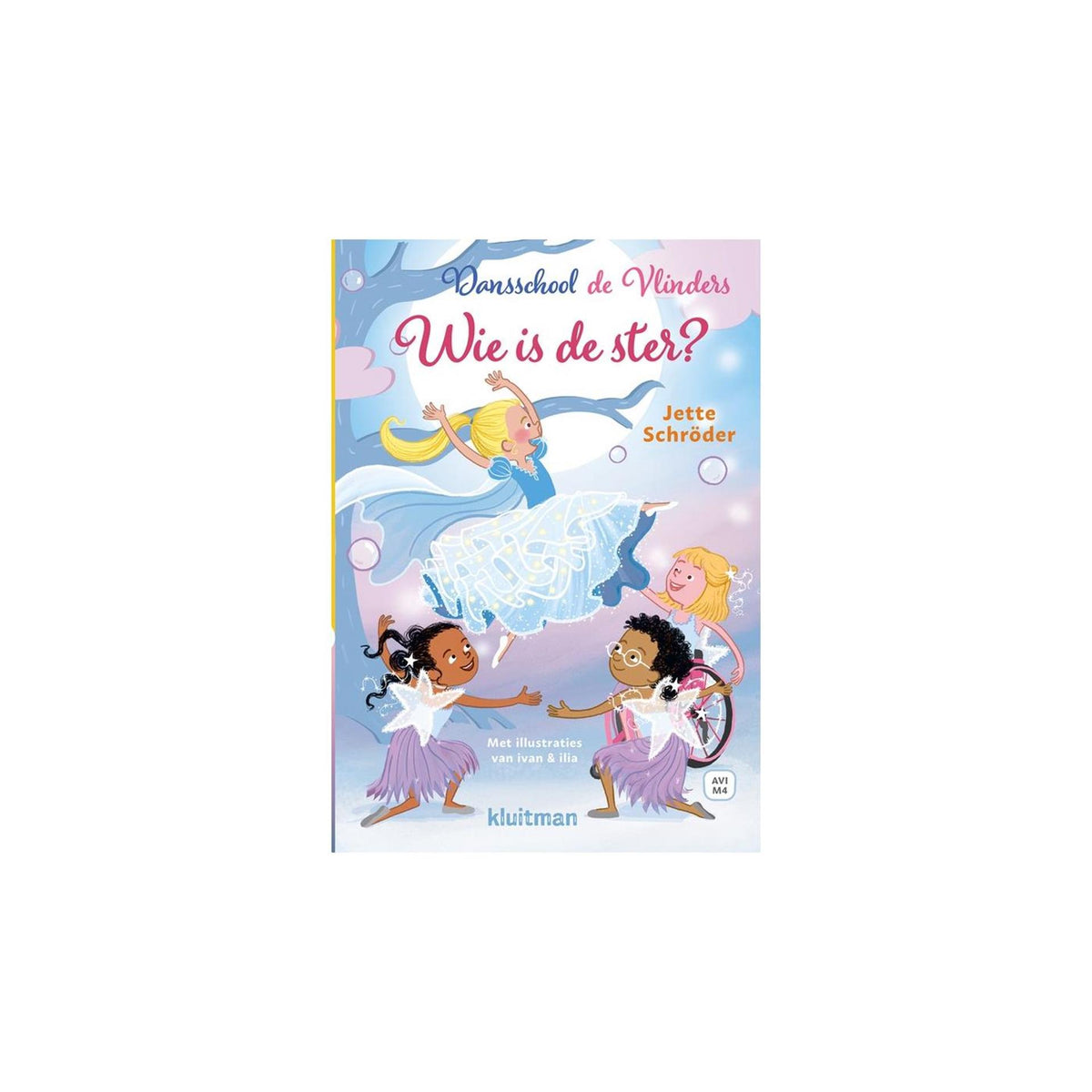 Kluitman lekker lezen met . dansschool de vlinders - wie ster