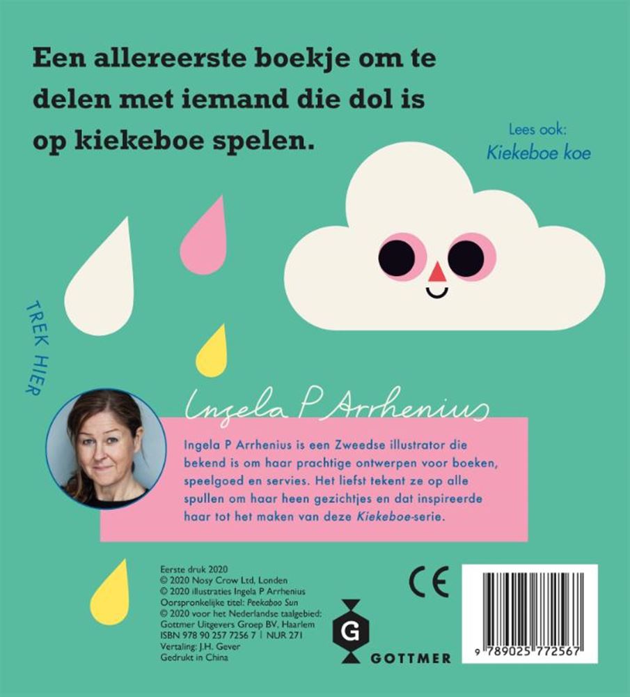 Gottmer Uitgevers Groep - Gottmer Uitgevers Groep Schuifboekje: kiekeboo zon. 1+