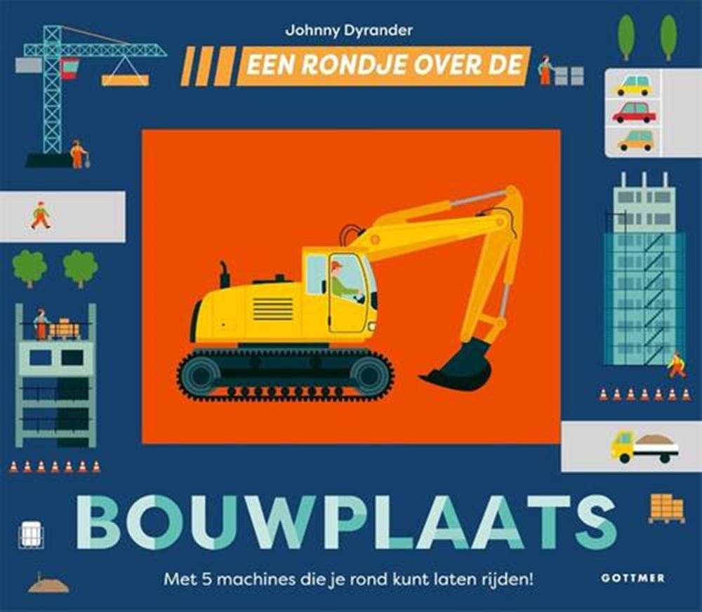 Gottmer uitgevers groep een rondje over de bouwplaats. 2+