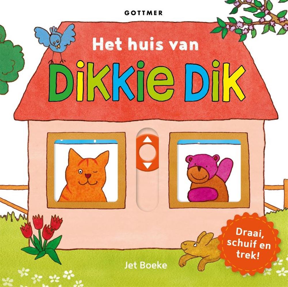 Gottmer uitgevers groep kartonboek: het huis van dikkie dik 2+