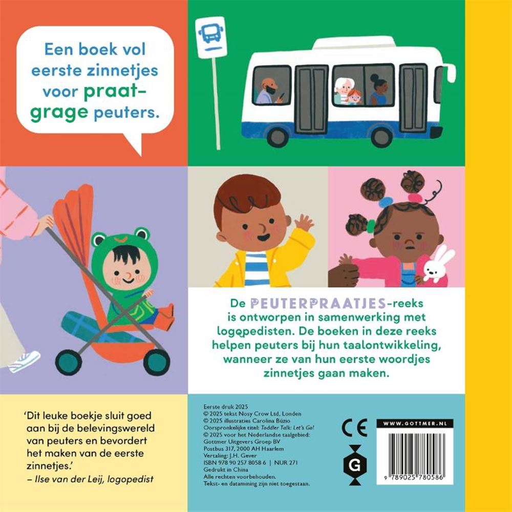 Gottmer Uitgevers Groep - Gottmer Uitgevers Groep Kartonboek: daar gaan we! 2+