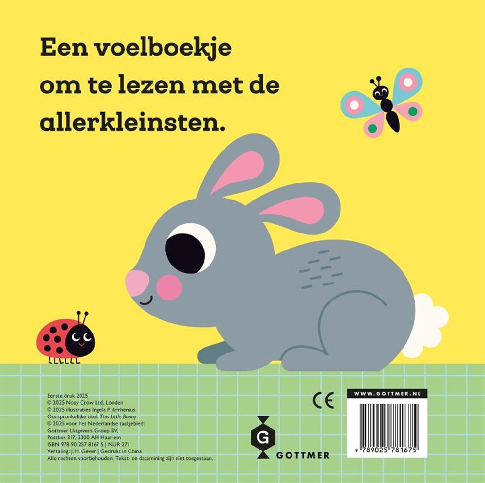 Gottmer Uitgevers Groep - Gottmer Uitgevers Groep Voelboek: dit kleine konijntje 1+