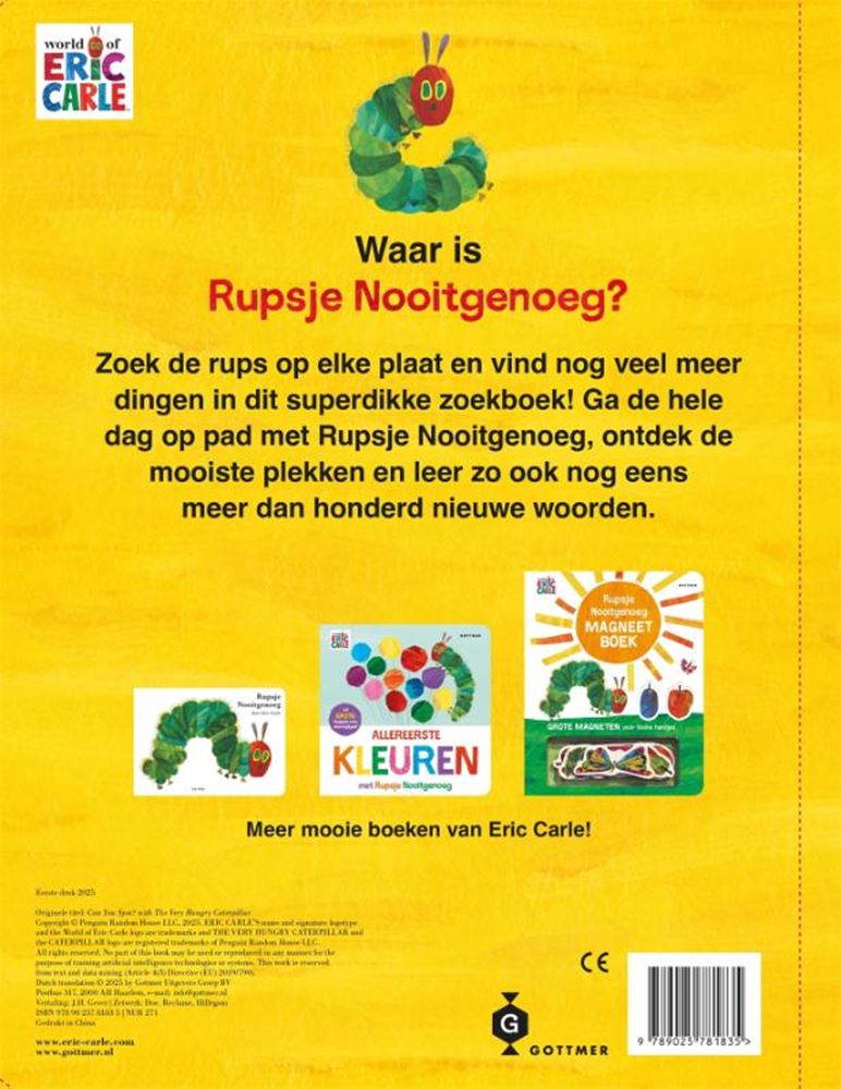 Gottmer Uitgevers Groep - Gottmer Uitgevers Groep Het grote zoekboek van rupsje nooitgenoeg