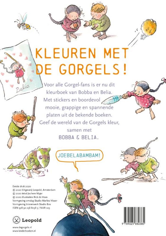 WPG Uitgevers - WPG Uitgevers De gorgels kleurboek van bobba en belia.