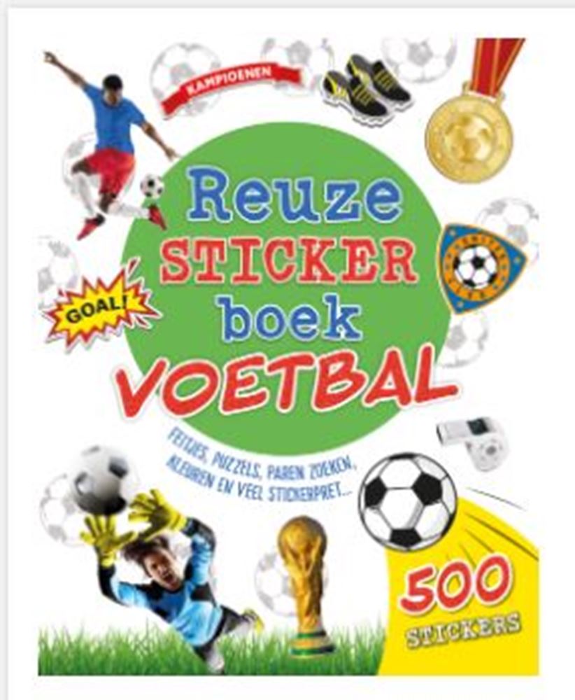 Stickerboek voetbal. 3+