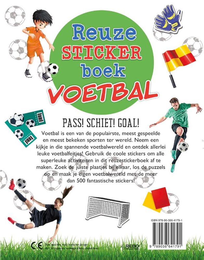 Stickerboek voetbal. 3+