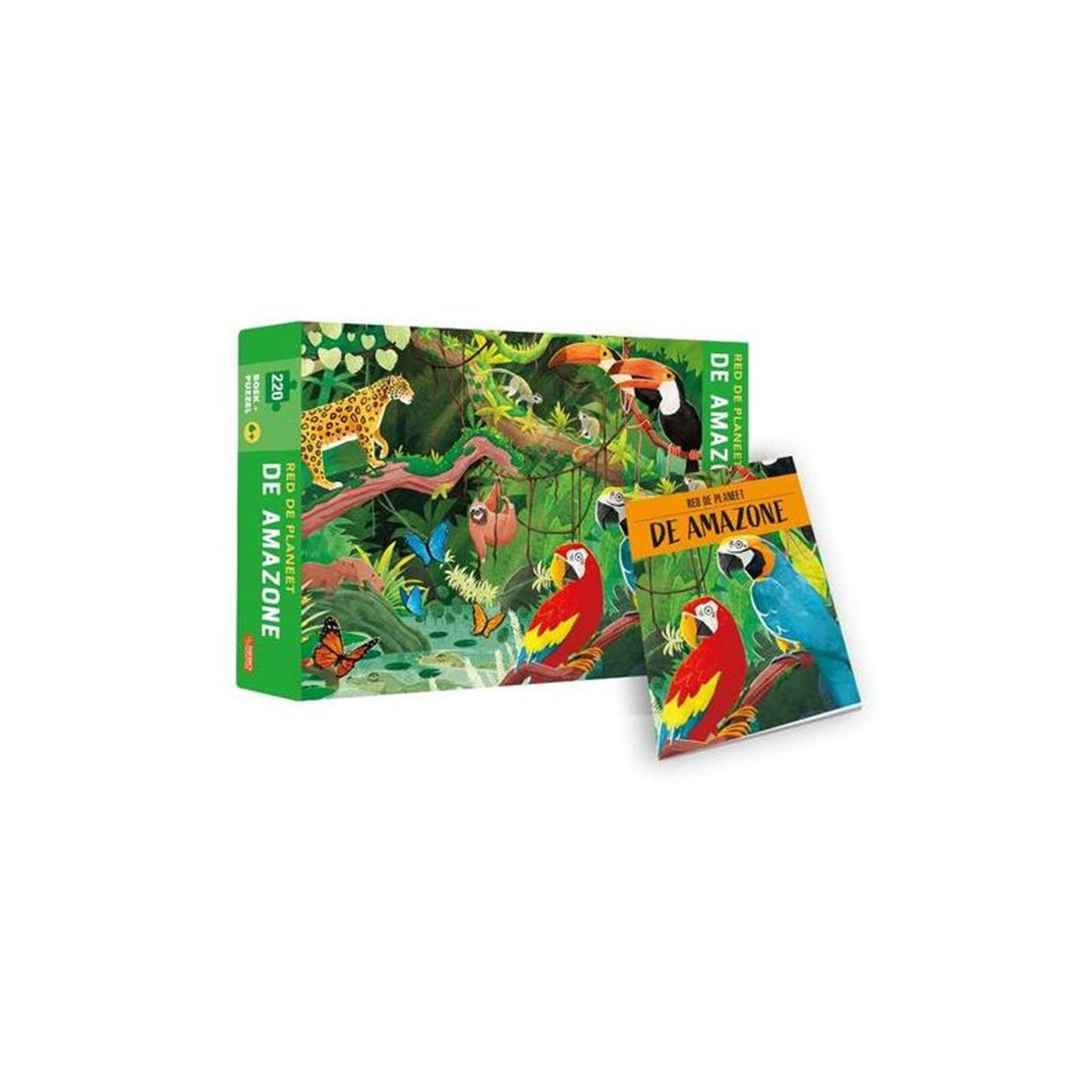 Rebo - Rebo amazone - boek + puzzel