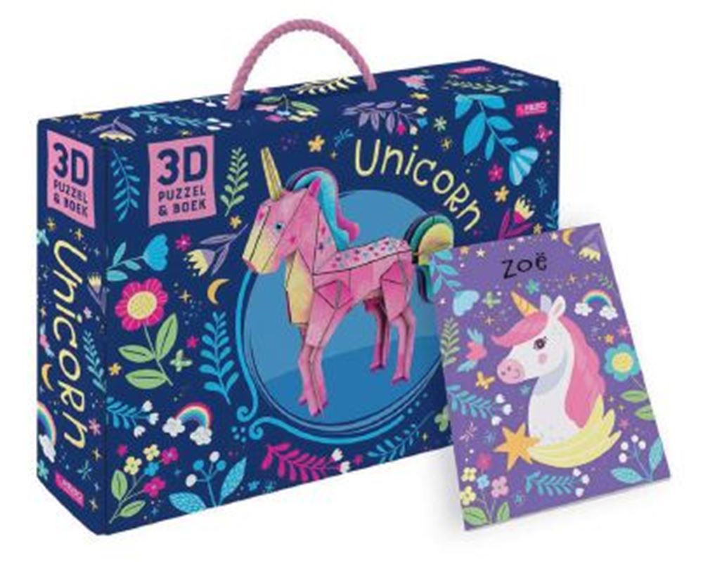Rebo Publishers - Rebo Publishers Eenhoorn 3d puzzel en boek. 6+